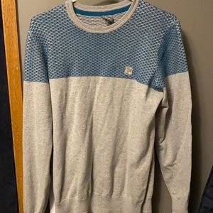 Large Bench grey/blue sweater